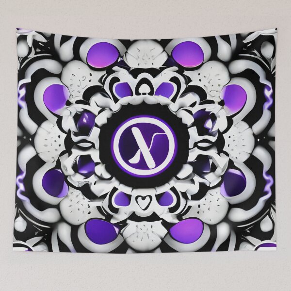 Item preview, Purple Flower 4 designed and sold by SpaceShaman.