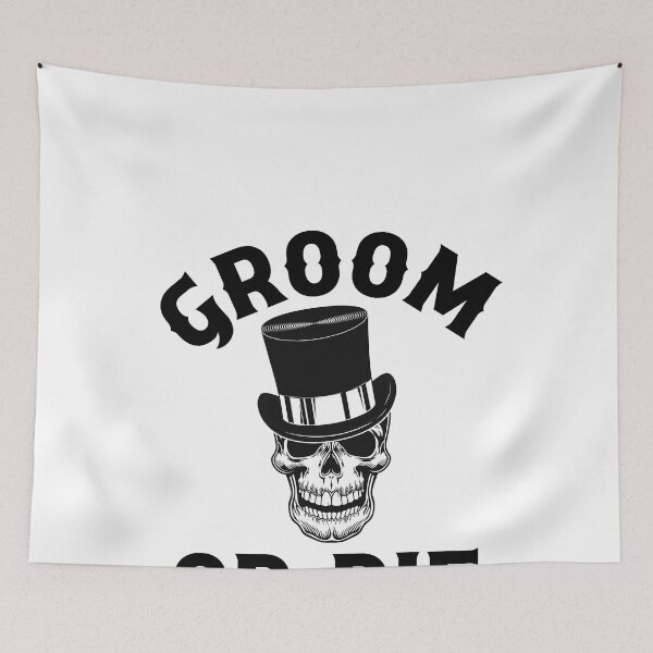 Item preview, Gothic Wedding Groom Or Die Design for Bachelor Party designed and sold by mysticblvd.