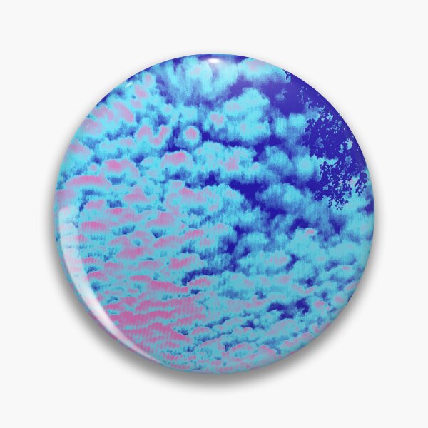 Item preview, Pink and Blue Mackerel Sky - Art designed and sold by jolabrese.