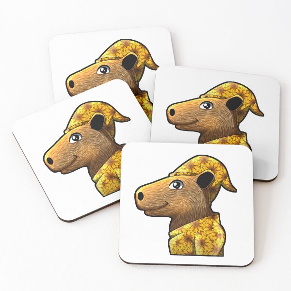 Item preview, very cute illustration of capybara designed and sold by Fikri005.