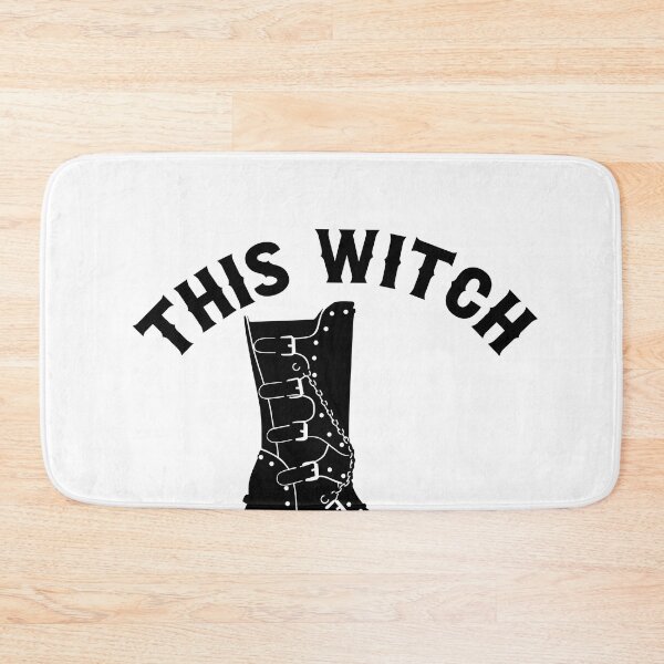 Item preview, Gothic Wedding This Witch Is Gettin Hitched Black Boot Design for Bachelorette Party designed and sold by mysticblvd.