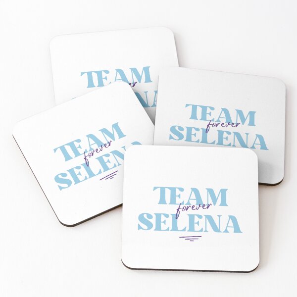 Item preview, Team Selena Gomez forever blue simple clean text typography sticker designed and sold by FRH Design ⭐⭐⭐⭐⭐.