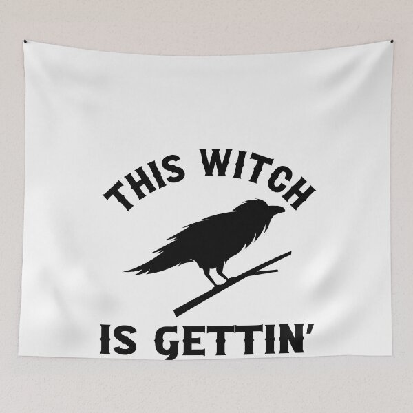 Item preview, Gothic Wedding This Witch Is Gettin Hitched Raven Design for Bachelorette Party designed and sold by mysticblvd.