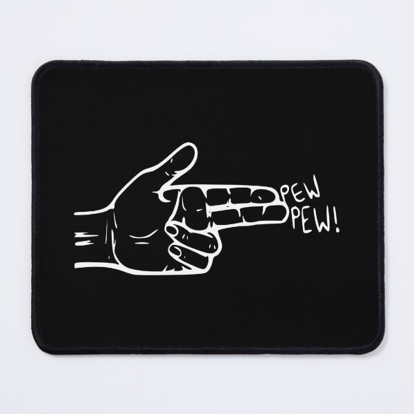 Item preview, Hand Pew Pew funny dark humour designed and sold by geoji.