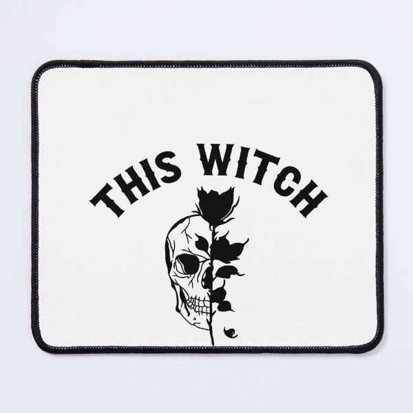 Item preview, Gothic Wedding This Witch Is Gettin Hitched Skull and Black Rose Design for Bachelorette Party designed and sold by mysticblvd.