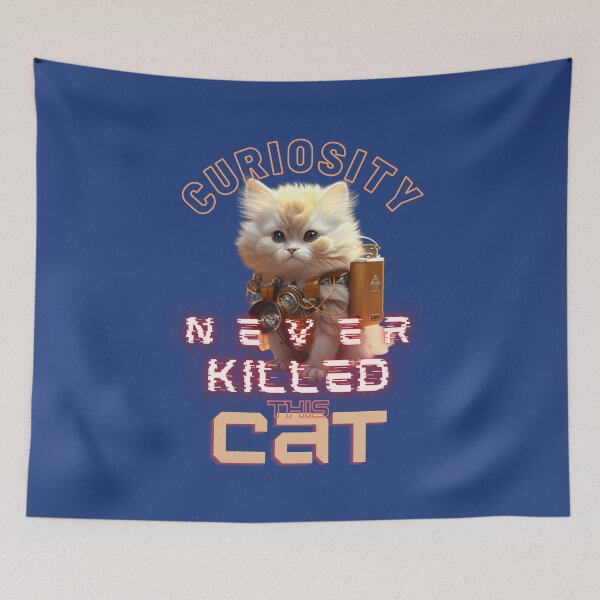 Item preview, CURIOSITY NEVER KILLED THIS CAT designed and sold by Aepiwung.