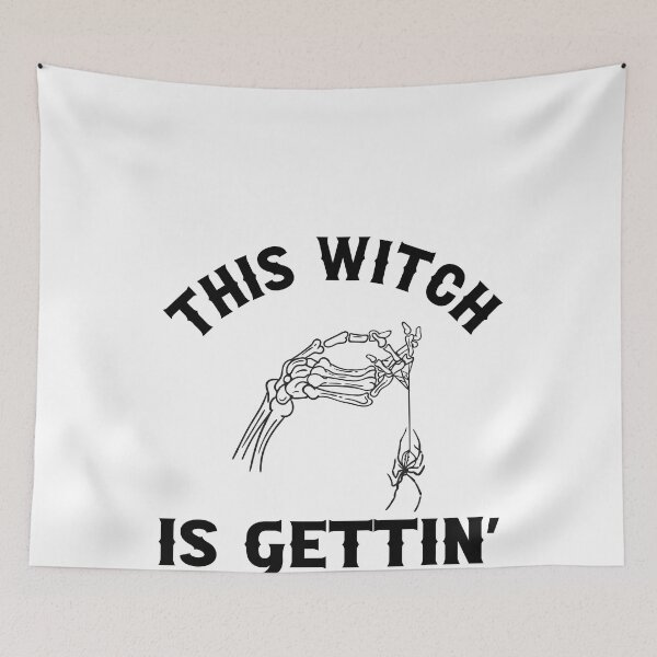 Item preview, Gothic Wedding This Witch Is Gettin Hitched Spider Design for Bachelorette Party designed and sold by mysticblvd.
