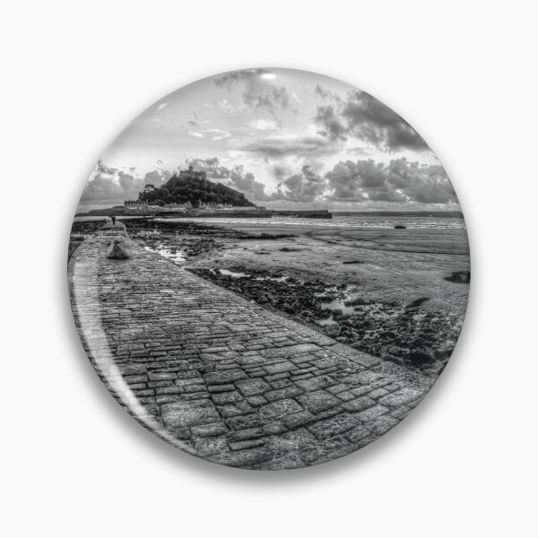 Item preview, St Michael's Mount Island And Causeway, Cornwall, Black And White designed and sold by Paul Thompson Photography.