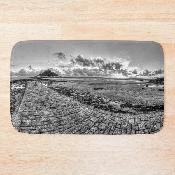 Item preview, St Michael's Mount Island And Causeway, Cornwall, Black And White designed and sold by Paul Thompson Photography.
