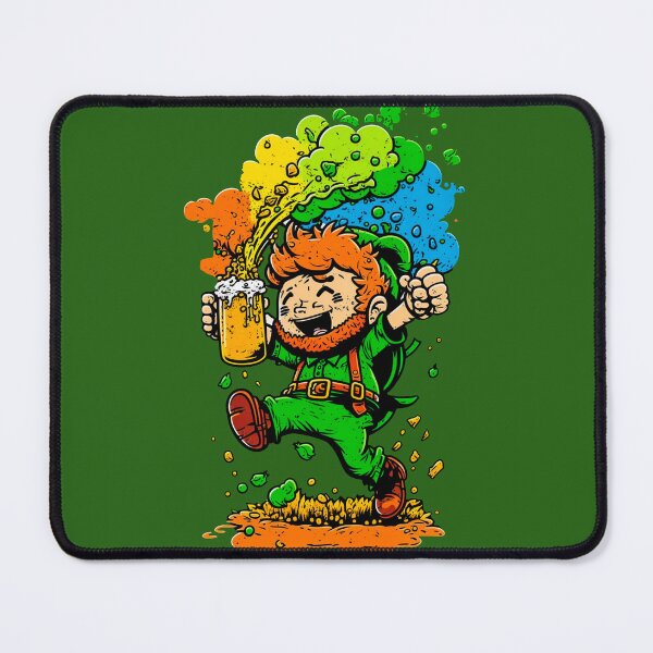 Artikelvorschau, Leprechun holding a beverage #3 entworfen und verkauft von Artistic Pandas.