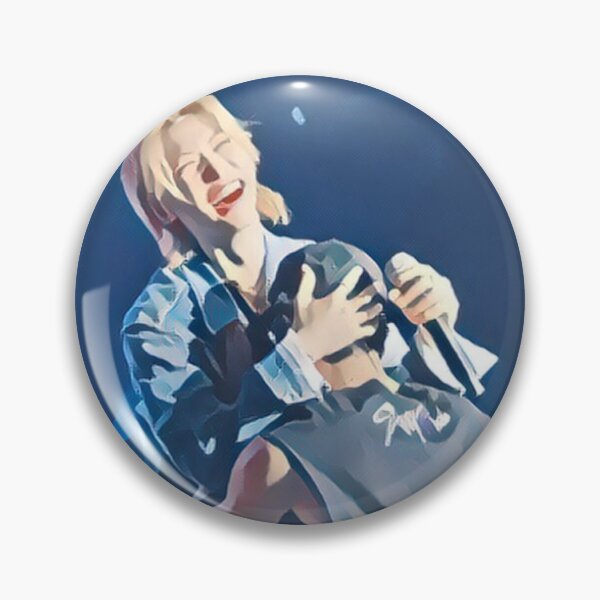 Item preview, Funny Bang Chan and Felix pose at concert designed and sold by jungkookieswife.