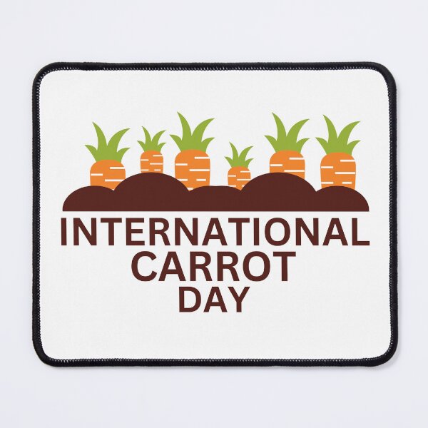 Item preview, international carrot day designed and sold by xkiyal Art.