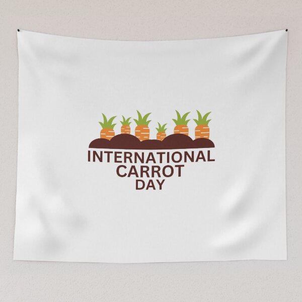 Item preview, international carrot day designed and sold by xkiyal Art.