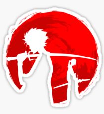 Samurai sunset Sticker
