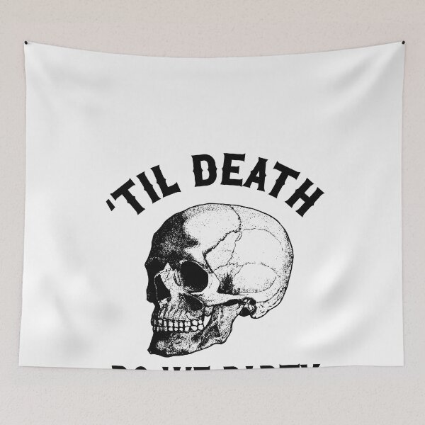 Item preview, Gothic Wedding Til Death Do We Party Skull Design for Bachelorette Party Or Halloween designed and sold by mysticblvd.