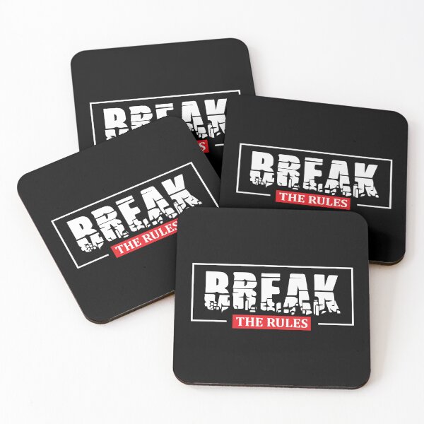 Item preview, BREAK THE RULES designed and sold by Creativenetic.