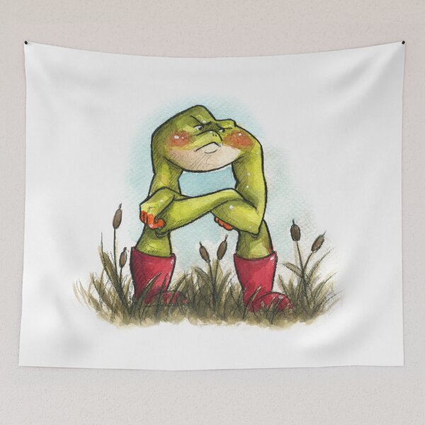 Item preview, Frog - A Letter designed and sold by carlottamascolo.