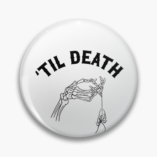 Item preview, Gothic Wedding Til Death Do We Party Spider Design for Bachelorette Party Or Halloween designed and sold by mysticblvd.