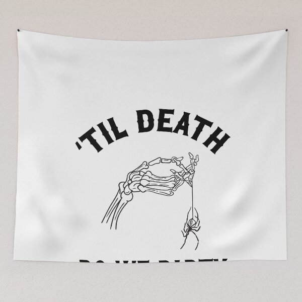 Item preview, Gothic Wedding Til Death Do We Party Spider Design for Bachelorette Party Or Halloween designed and sold by mysticblvd.
