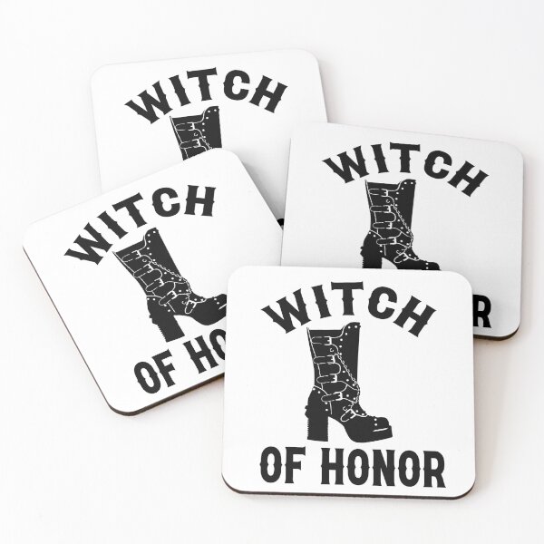 Item preview, Gothic Wedding Witch Of Honor Black Boot Design for Bachelorette Party Or Halloween designed and sold by mysticblvd.