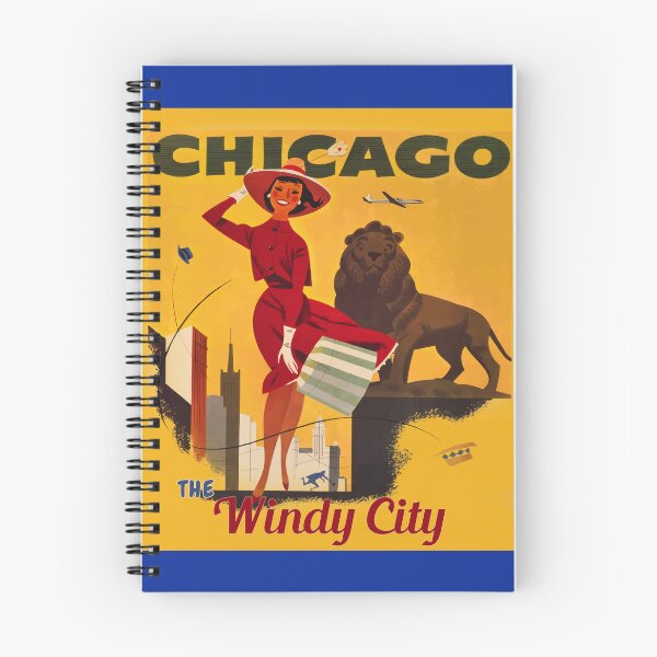 Item preview, Chicago The Windy City, circa 1950 designed and sold by xposedbydesign.