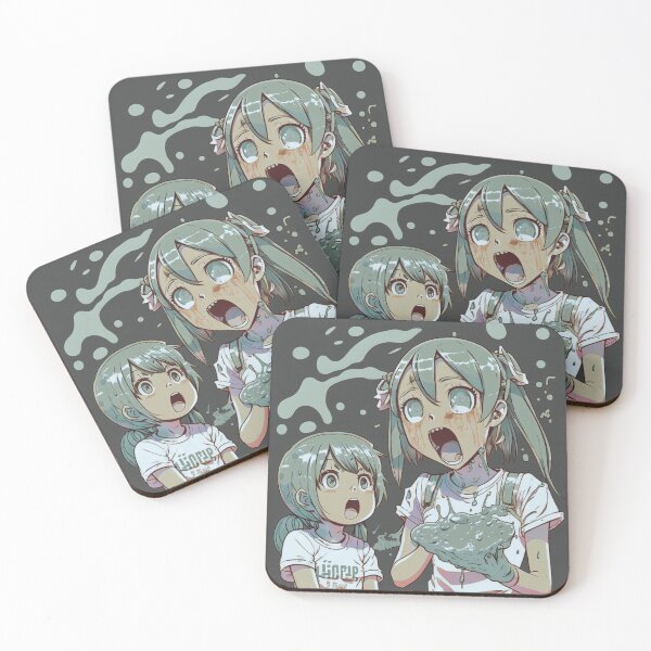 Item preview, girls playing with slime designed and sold by SvarunPogani.