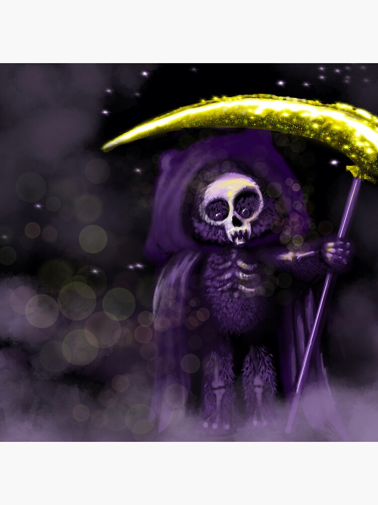 Thumbnail 4 of 4, Clock, Death Bear designed and sold by LifeLaidBear.