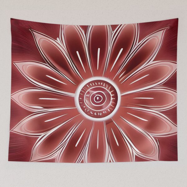 Item preview, Red Flower 3 designed and sold by SpaceShaman.