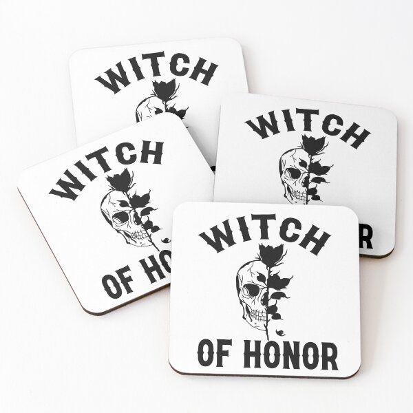 Item preview, Gothic Wedding Witch Of Honor Skull and Black Rose Design for Bachelorette Party Or Halloween designed and sold by mysticblvd.