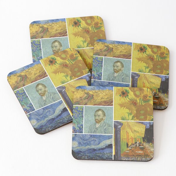 Artikelvorschau, Vincent van Gogh-Collage | 6 berühmte Gemälde kombiniert entworfen und verkauft von Strad Digital ART.