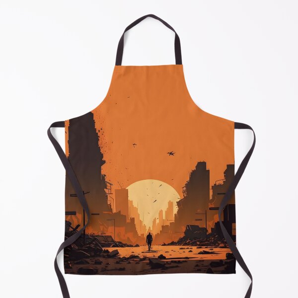 Item preview, Scorched Earth Crumbling City designed and sold by AgitProPrints.