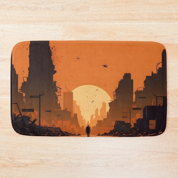 Item preview, Scorched Earth Crumbling City designed and sold by AgitProPrints.