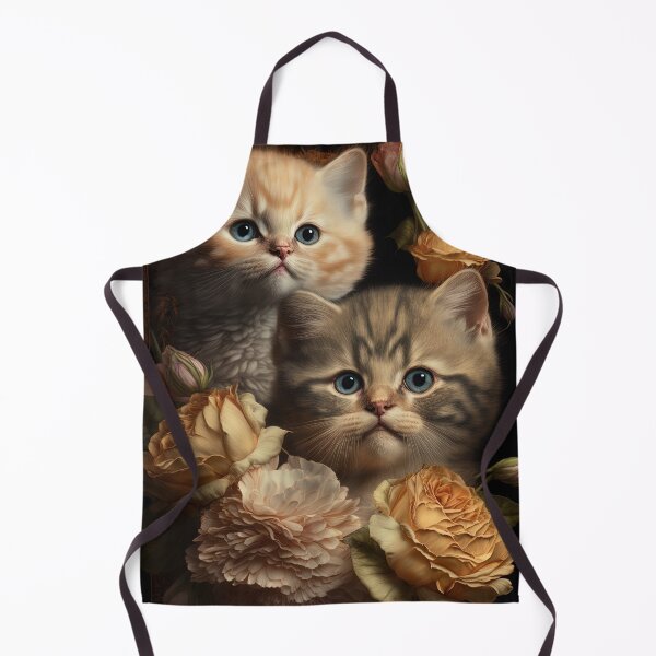 Item preview, Lovely cat (Kitten ) vintage flowers portrait frame 10 designed and sold by jetaiart.