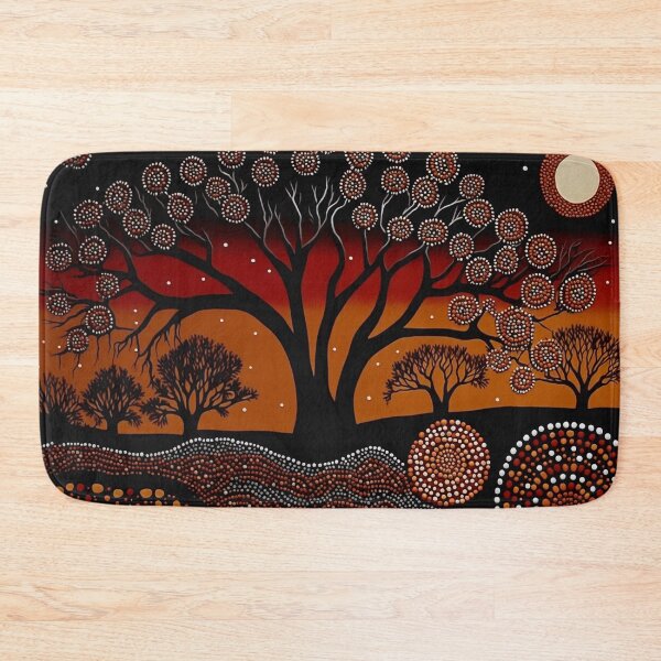 Item preview, Aboriginal dot art, native Australian artwork designed and sold by SvarunPogani.