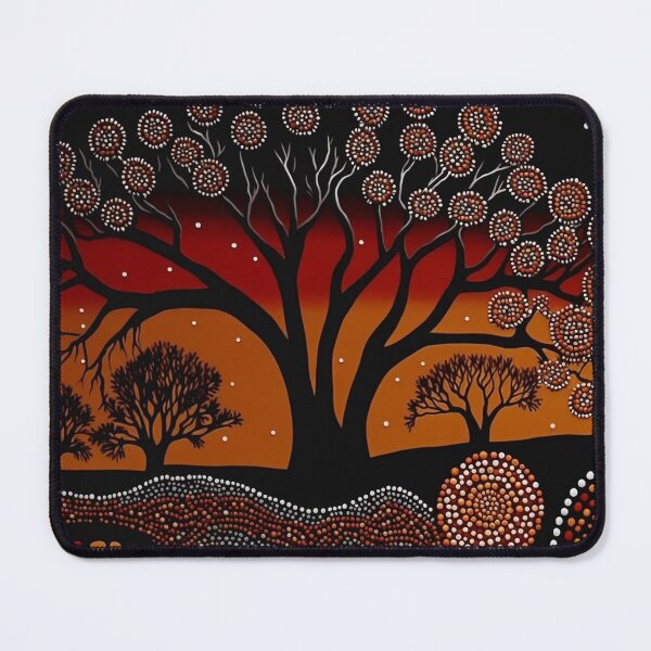 Item preview, Aboriginal dot art, native Australian artwork designed and sold by SvarunPogani.