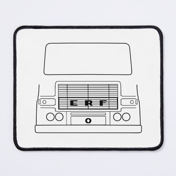Item preview, ERF A series classic British lorry outline graphic (black) designed and sold by soitwouldseem.