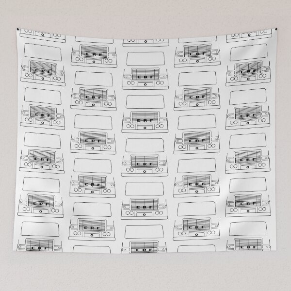 Item preview, ERF A series classic British lorry outline graphic (black) designed and sold by soitwouldseem.
