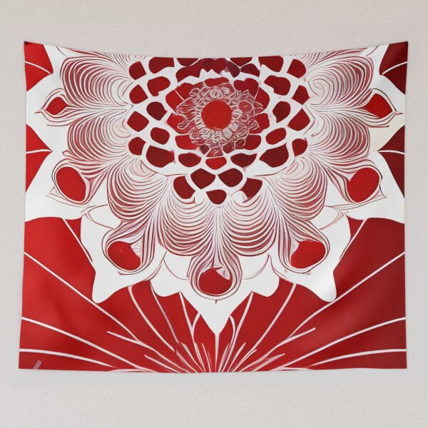 Item preview, Red Flower 1 designed and sold by SpaceShaman.