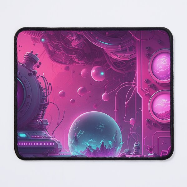 Item preview, Abstract Pink Gamer Setup designed and sold by The Graphic Letters.