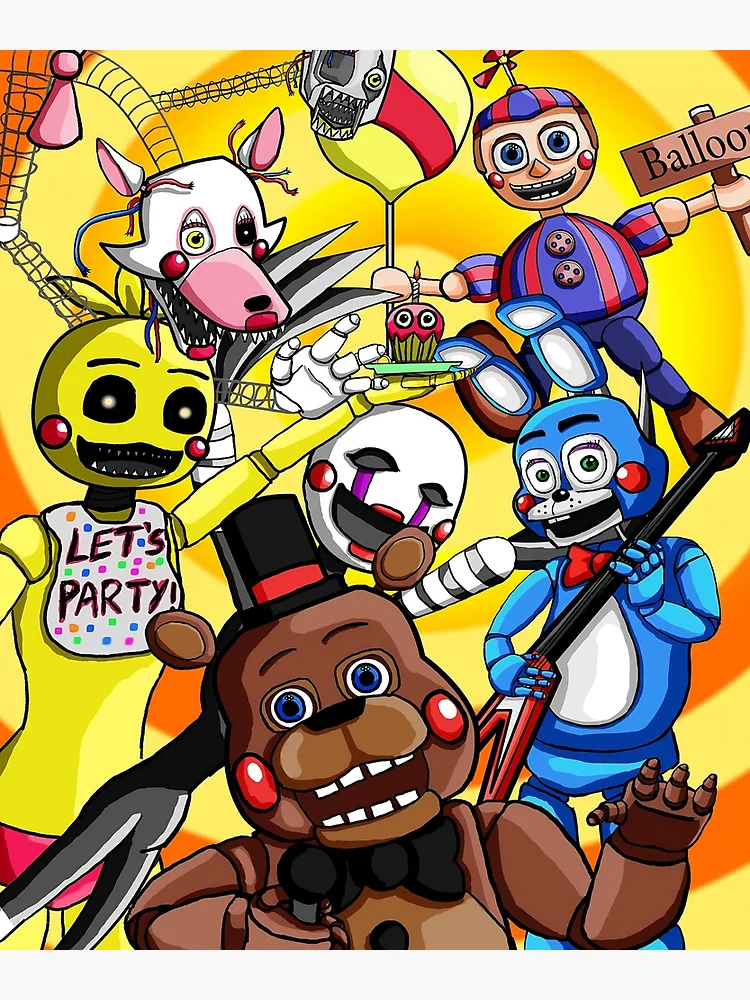 fnaf world Postcard for Sale by AnetteEckert