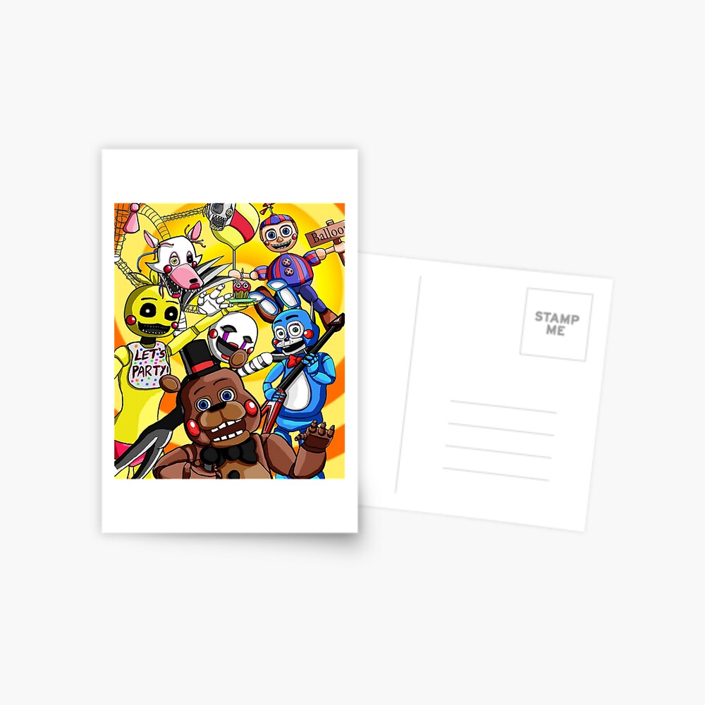 FNAF 1 Postcard for Sale by AngrySlowpoke