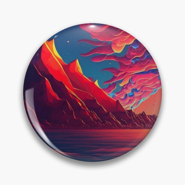 Item preview, Vibrant Abstract Landscape designed and sold by Giggl'n Gopher.