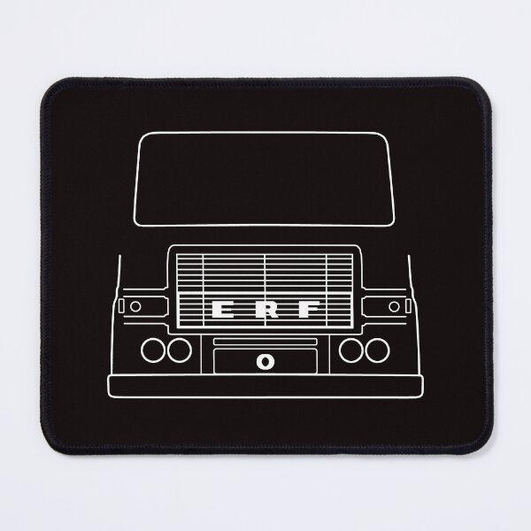 Item preview, ERF A series classic British lorry outline graphic (white) designed and sold by soitwouldseem.