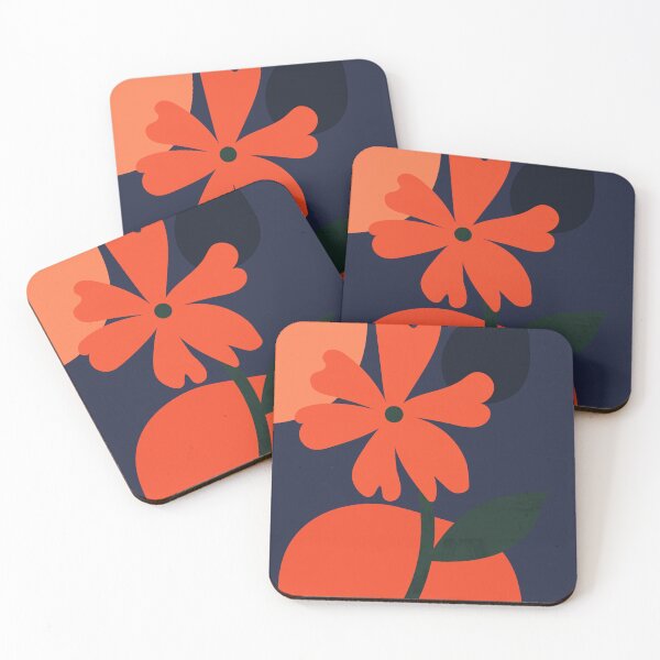 Item preview, Scandi Flower, Abstract Colorful Shapes, Cute Floral Design 3 designed and sold by technicolorable_art.