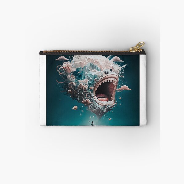 Item preview, Euphoria Piranha Head Thoughts Digital Illustration designed and sold by AxiaDesignSt.