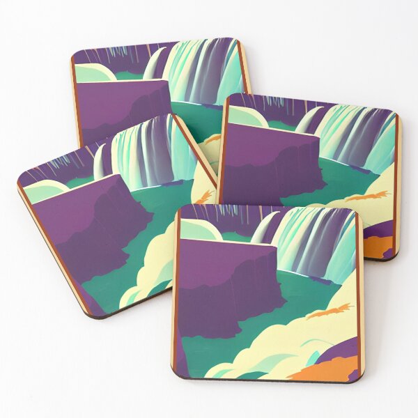 Item preview, Vintage Travel Designs Niagara Falls designed and sold by CattlettArt.