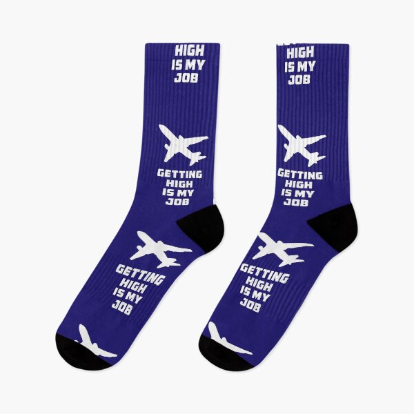 Item preview, Getting High is my Job - Humor Flight Attendant - Pilot Saying designed and sold by Ikaroots.