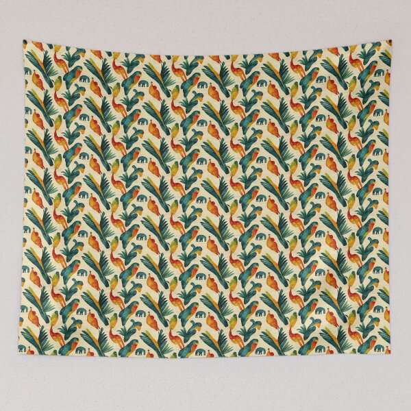 Item preview, Watercolor tropical pattern designed and sold by YeKnot.