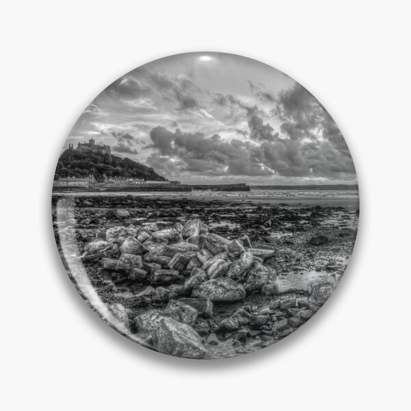 Item preview, St Michael's Mount Black And White Sunset designed and sold by Paul Thompson Photography.