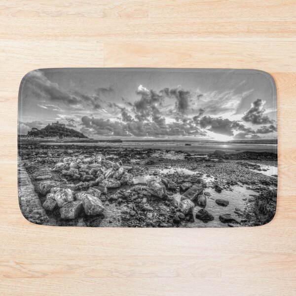 Item preview, St Michael's Mount Black And White Sunset designed and sold by Paul Thompson Photography.